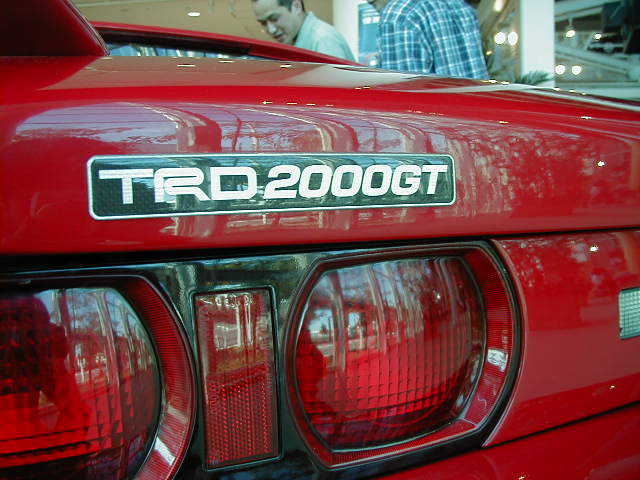 TRD2000GT #?? (Red) @ Mega Web Toyota City Showcase P9230009