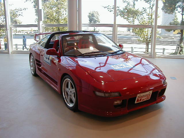 TRD2000GT #?? (Red) @ Mega Web Toyota City Showcase P9230011