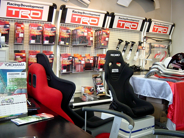 TRD parts and accessories on display in Japan DSC01832